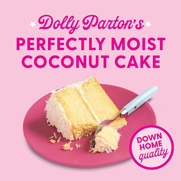 DUNCAN HINES DOLLY PARTON’S FAVORITE COCONUT FLAVORED CAKE MIX, 15.25 OZ.
