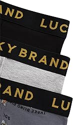 Lucky Brand Men's Boxer Briefs – 3 Pack Soft