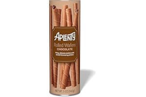 Aplenty, Chocolate Rolled Wafers, 5 Oz