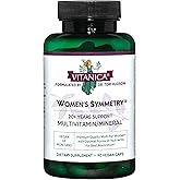 Vitanica Women's Symmetry, High Potency Multivitamin and Mineral, Vegan, 90 Capsules