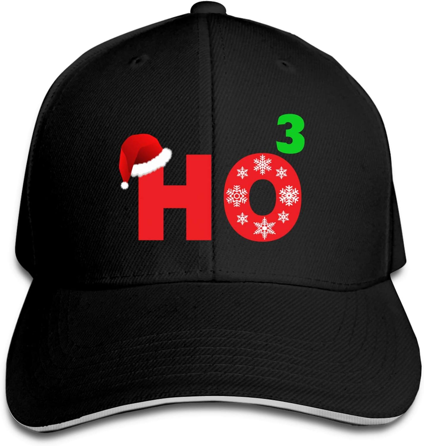 AUDNEDB Santa Laughs at Christmas Baseball Cap Men Women Classic Sports