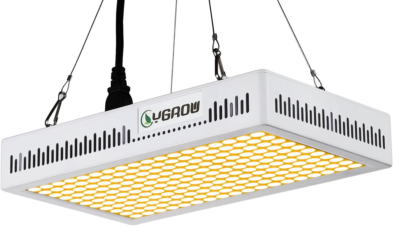 LED Grow Lights Full Spectrum, 450W YGROW Update Light Plant Bulbs Growing Light Bulb for Indoor Plants Veg and Flower