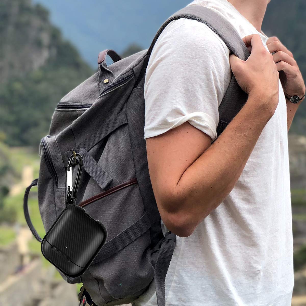 etasche AirPods Case Cover Full Protective Skins Cover [Front LED Visible & Supports Wireless Charging] Compatible with Apple Airpods 2&1