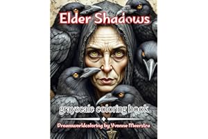 elder shadows: A Dark Witch Coloring Collection