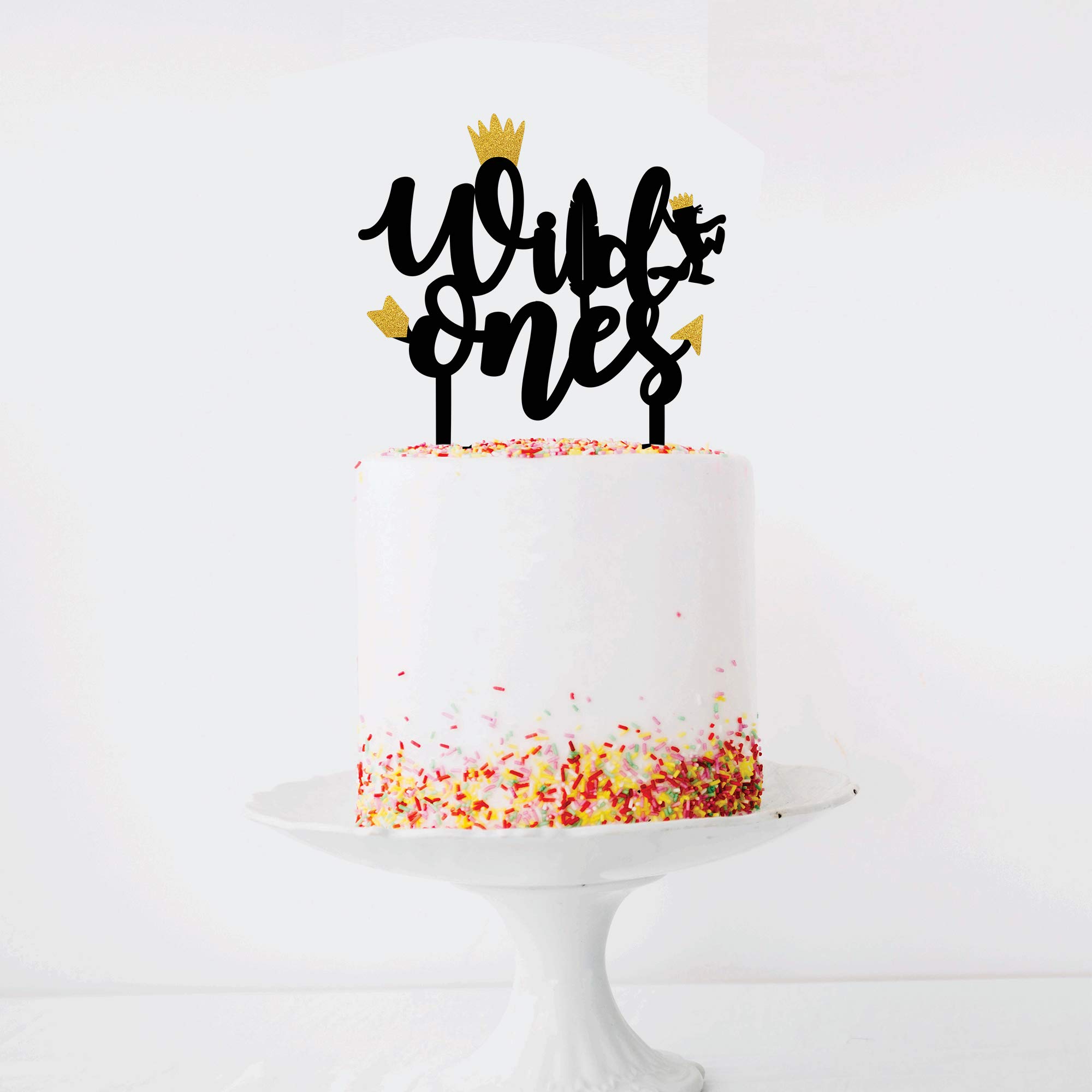 Wild Ones Twin Birthday Decorations I Wild Ones Cake Topper for Twins