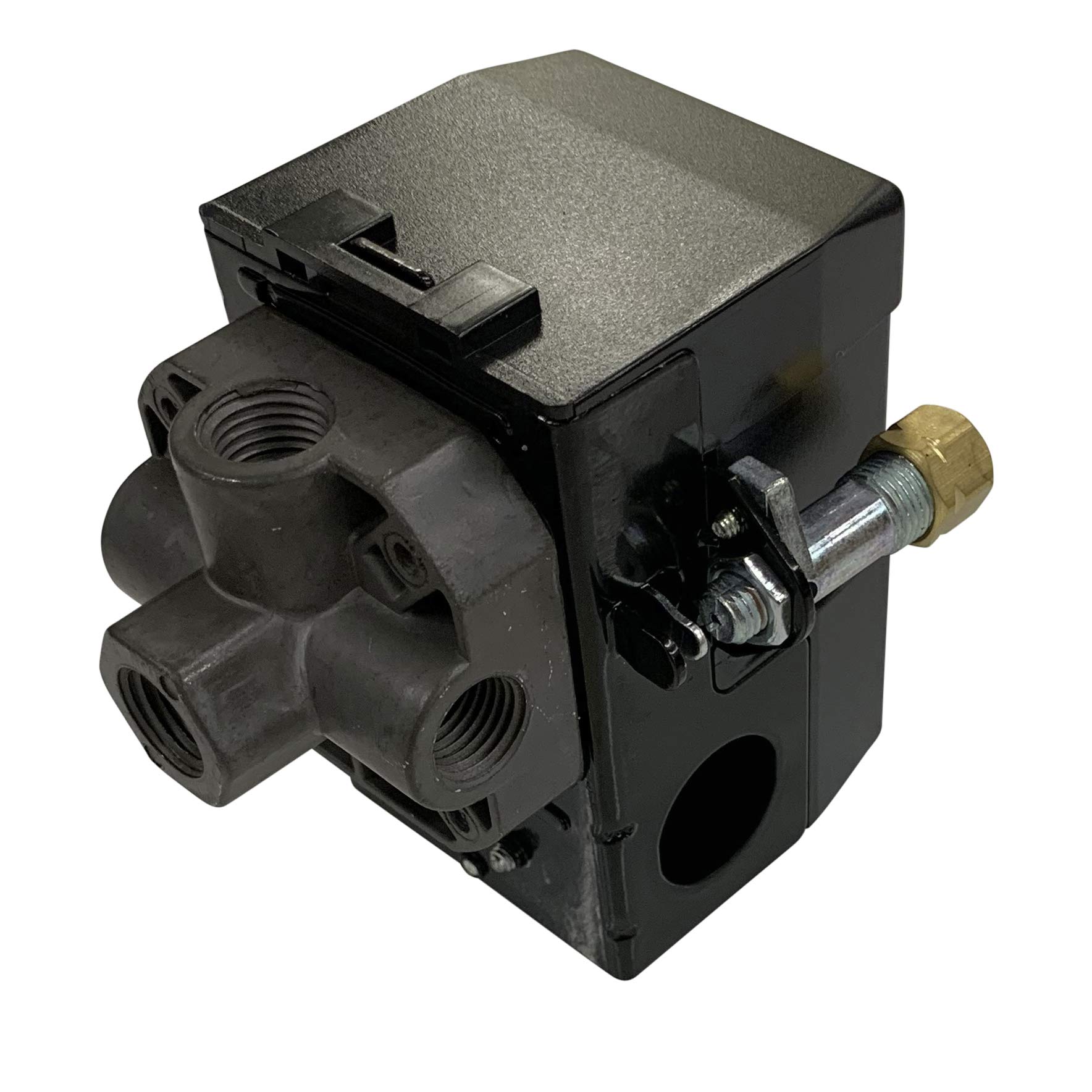 Coleman/Sanborn Air Compressor Pressure Switch 034-0081 | 95 PSI On 125 PSI Off | Single Port Unloader | 115/230V