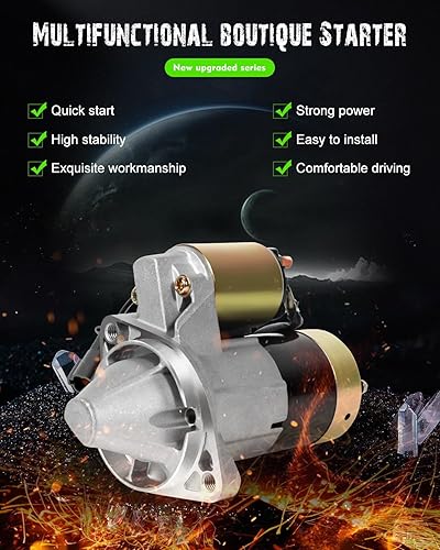 Starter Motor Replacement For 2002-2004 Nissan Frontier 3.3L & 2001-2004 Xterra 3.3L – Part #17859