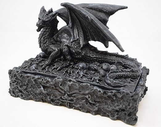 Caja de recuerdos de dragón negro: Amazon.es: Hogar