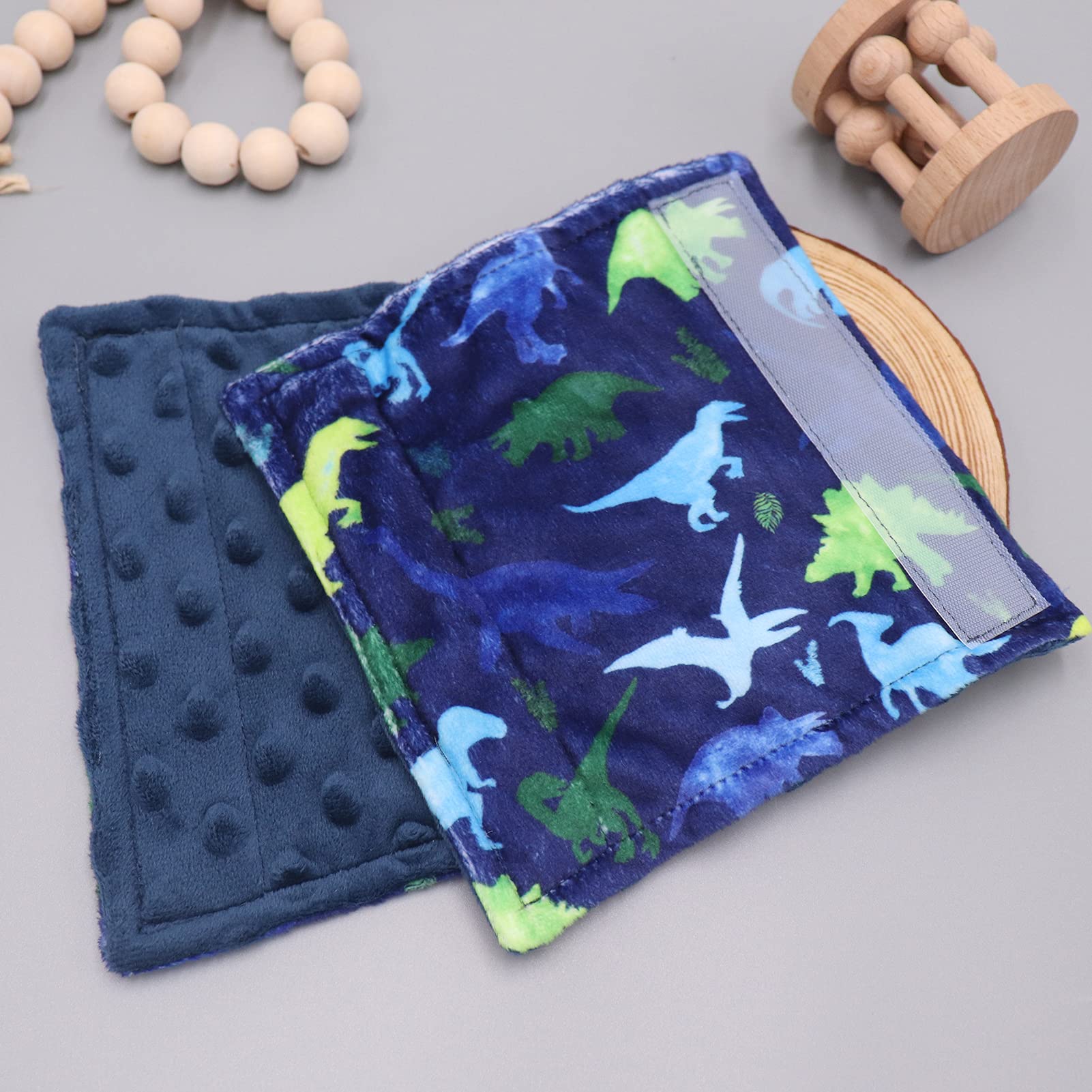 Baby Strap Cover, Stroller Strap Cover, Dinosaur Car Seat Strap Covers, Car Seat Straps Shoulder Pads, 2 Pack, Watercolor Pattern, for Baby Toddler Infant Boy Girl