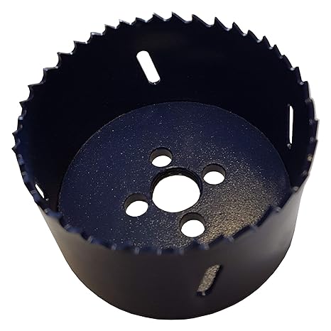 HSS Bi-Metall Lochsäge 121mm Bohrkrone Durchmesser 12,1cm Lochbohrer Dosenbohrer Lochfräser Bimetall Trockenbau Metall Holz A