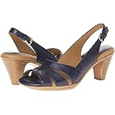 Comfortiva® Neima - Soft Spots Sandals for Women – Smooth Lining – Slingback Strap – Hand-Painted Sleek Heels Navy Velvet Sheep Nappa 8.5 N (AA)