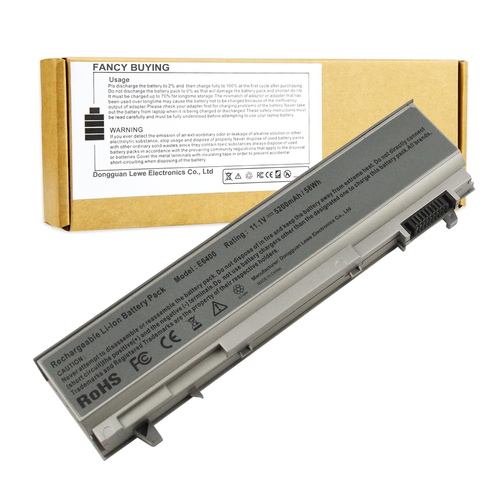 Photo 1 of Fancy Buying New Laptop Battery for Dell Latitude E6400 E6410 E6500 E6510 Precision M2400 M4400 M4500 M6500
