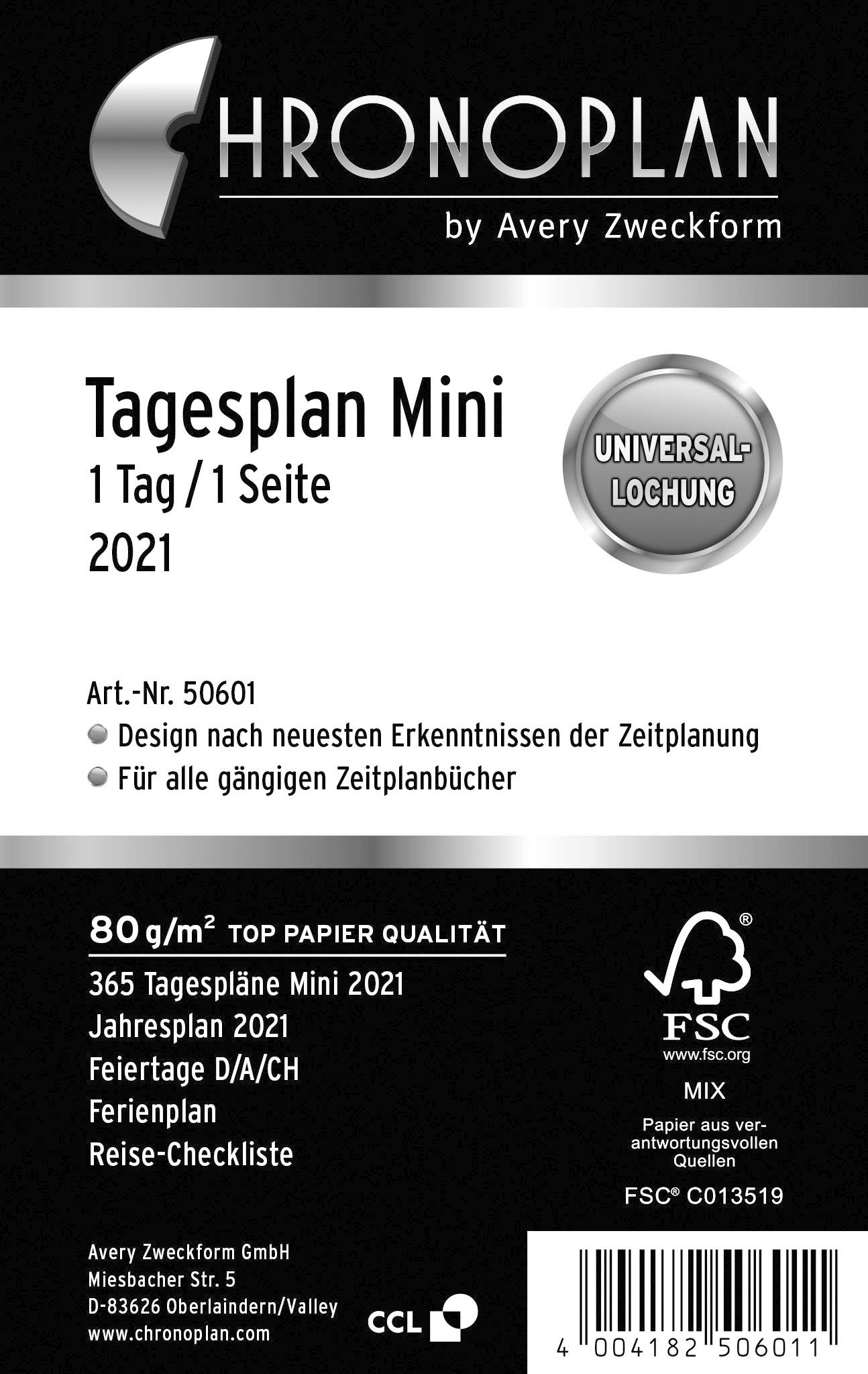 Chronoplan 50601 Mini Daily Planner 2011