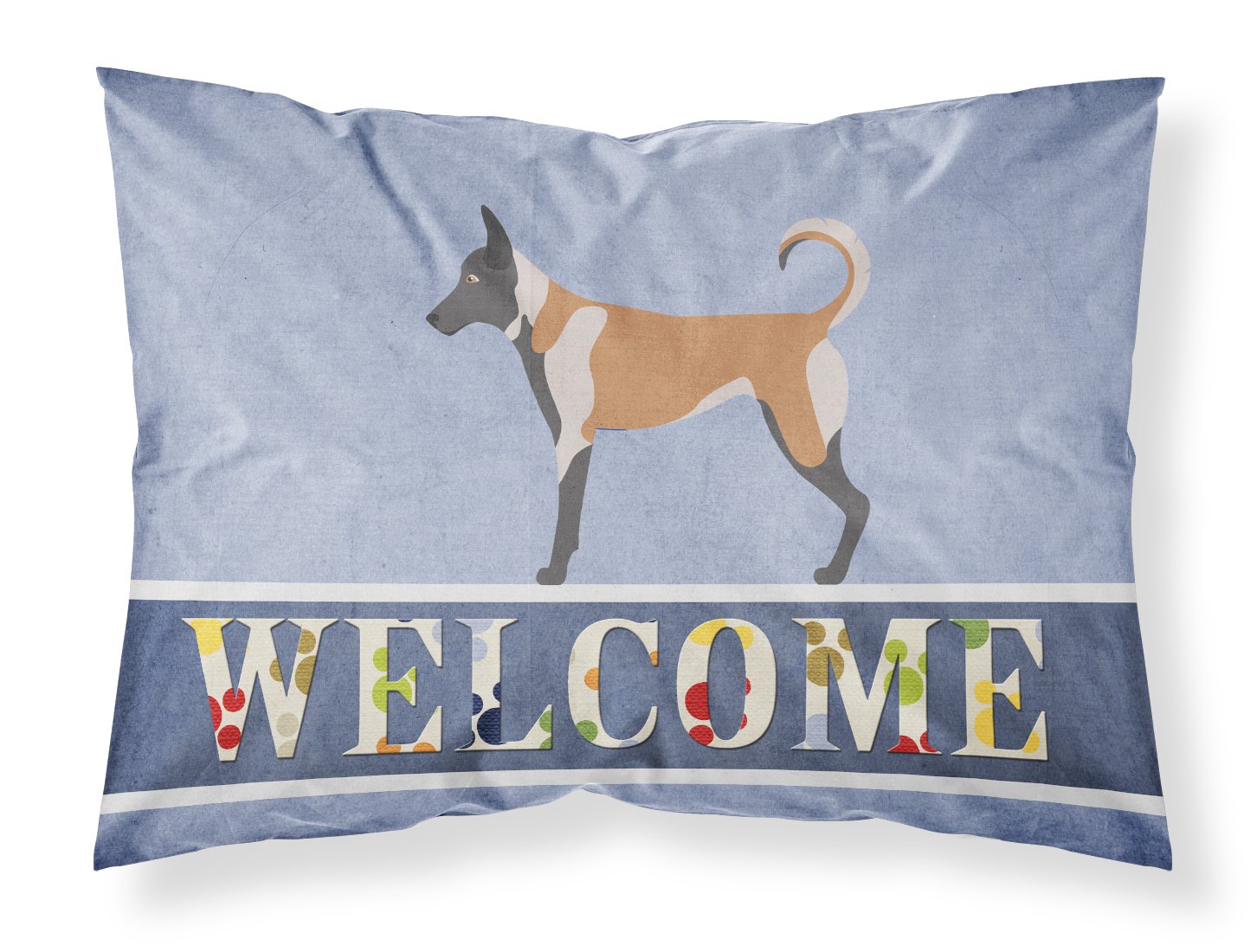 Caroline's Treasures Malinois Welcome Pillowcase, Multicolor, Standard — image 1