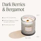 La Jolíe Muse Dark Berries & Bergamot Candle 19 oz Wood Wick Soy view 5