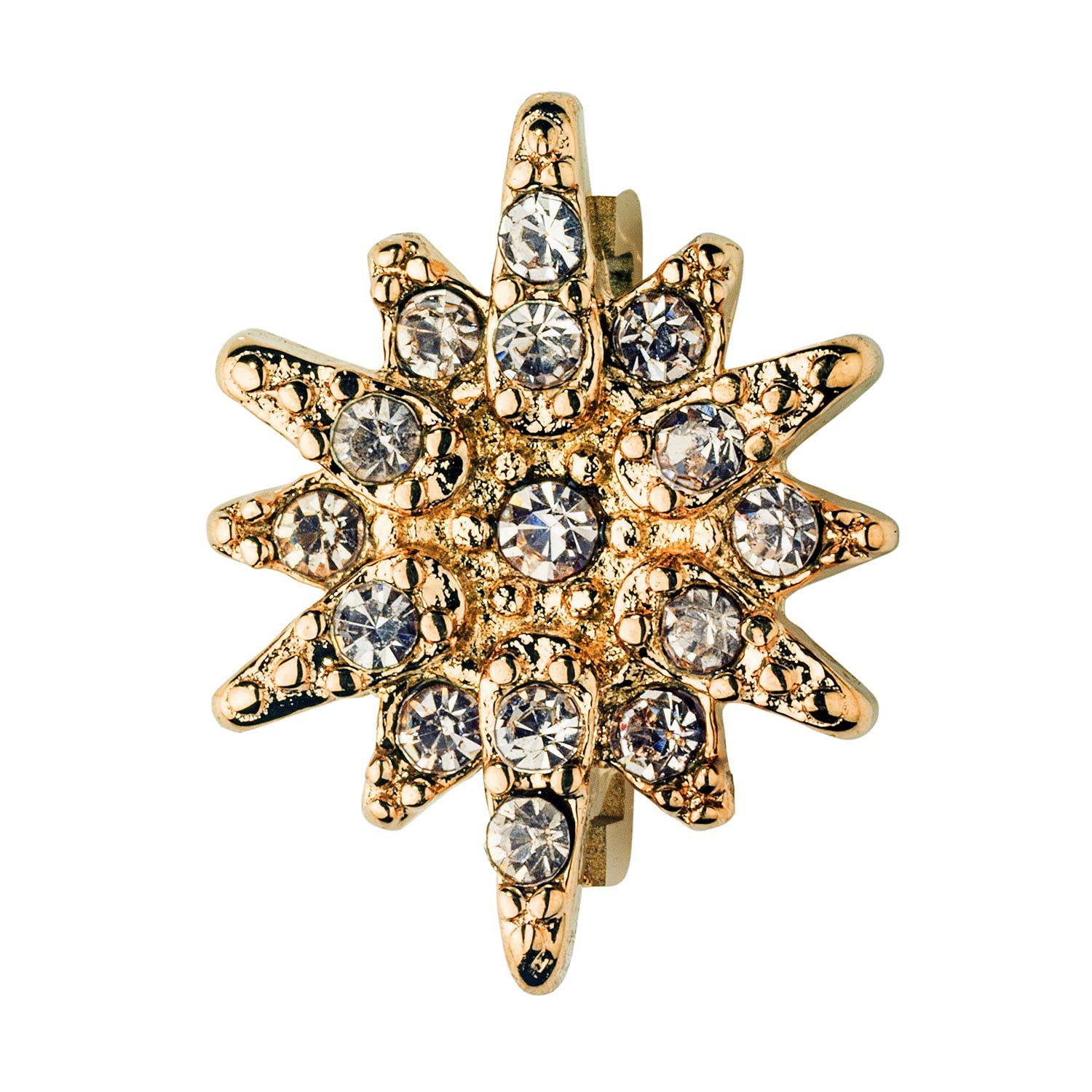 Kistanio - Edelweiss charm with zirconia for mesh bracelet | charm bracelet charms, Stainless Steel, Cubic Zirconia,