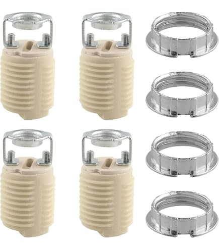 Socket Insulators Damar Porcelain G9 Socket - 6 Inch Lead Wires Halogen ...