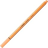 STABILO point 88 Fineliner Pack of 10 Light Orange 0.4 mm Hexagonal view 2