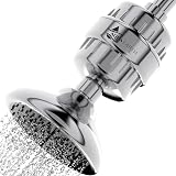 Aqua Earth Shower Filter Hard Water Chlorine Fluoride Softener Coconut Carbon view 7
