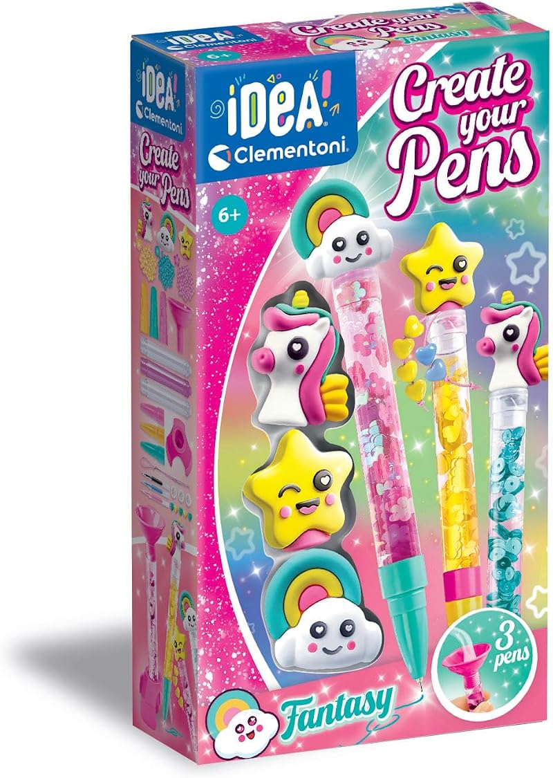 Clementoni Set Idea Small Kit Lab Fantasy Creative Pens Personalised