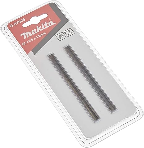 Makita D 07945 Reversible 82 Mm Tct Lames De Rabot Lot De 2 Compatible Avec Bosch Amazon Fr Bricolage