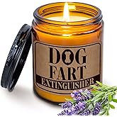 Dog Fart Candle, Dog Mom Gifts for Women - Dog Lovers Gifts for Women Men, Mothers Day Birthday Gift for Her Him Mom, Personalized Dog Mama Gift Ideas, Dog Decor, Dog Themed Gifts - Lavender Scented