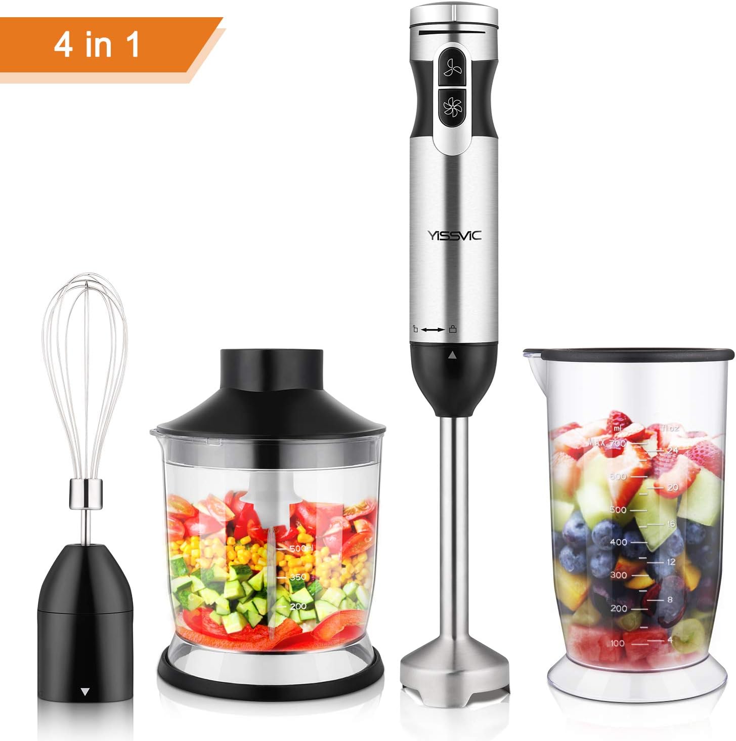 set frullatore a mano