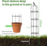 PICK FOR LIFE Garden Trellis 175cm Obelisk Climbing Plant Support Rustproof view 3