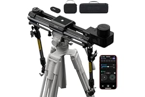 Zeapon Micro3 E500 Motorized Double Distance Camera Slider, Travel Distance 23.3 Inch, Hellaflush Design 4KG-12KG Super Payload, Vacuum Adjustable Damping, Stable Shooting, App Control