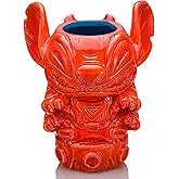 Geeki Tikis Disney Lilo & Stitch Experiment 626 Ceramic Mug | Party Cocktail Tumbler For Liquor and Beverages | Holds 20 Ounces