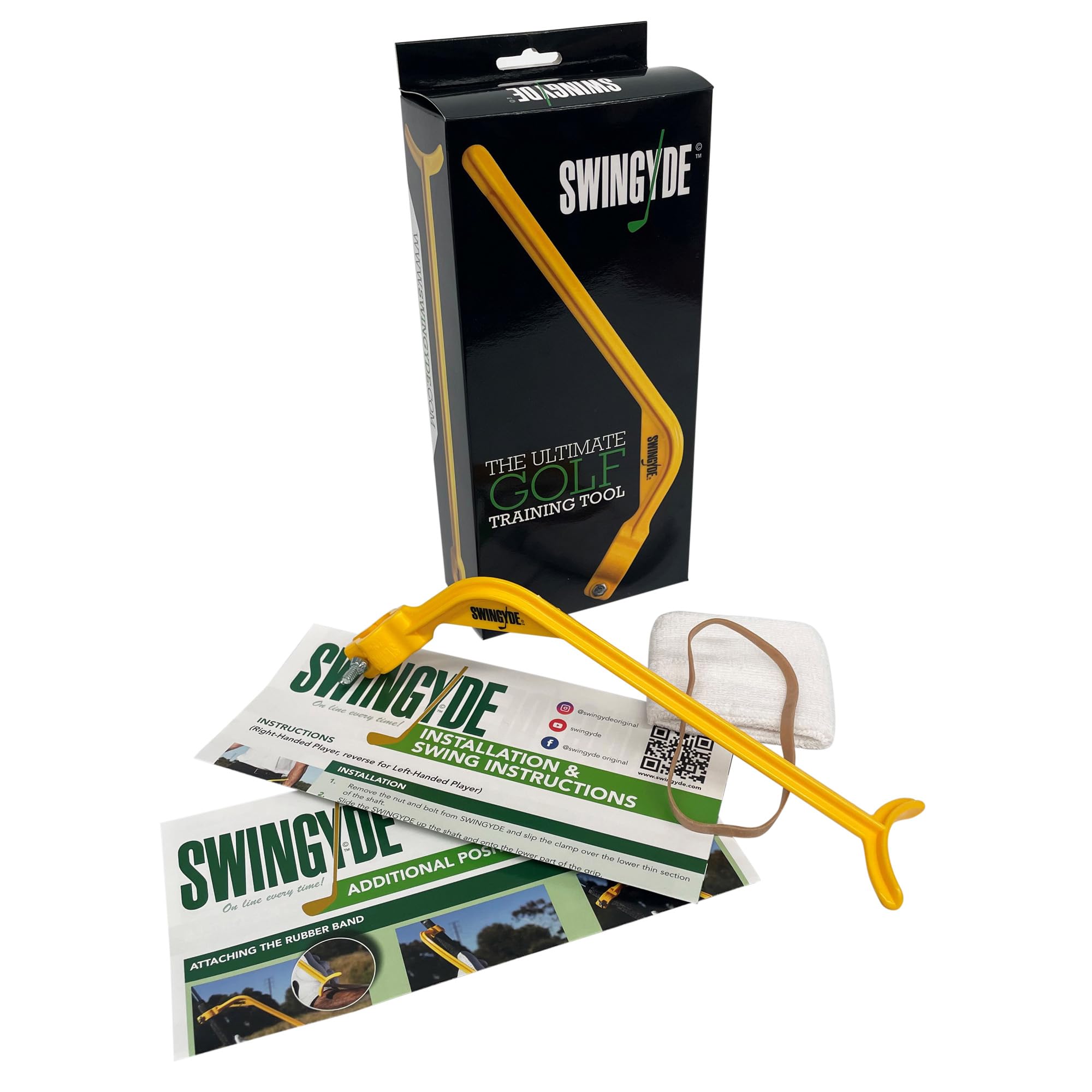 SWINGYDE Golf Swing Training Tool | 2023 Update | Online Video With Purchase | The Original - Made In Australia, Beware of Imitations