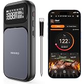 INKBIRD WiFi 5G Wireless Meat Thermometer Digital, 4 Sensor Smart Bluetooth Digital Food Thermometer, NIST Approved Accuracy 0.5&deg;F, Temp Alarms for Rotisserie Air Fryer Sous Vide Grill Oven BBQ