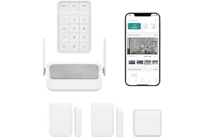 Wyze Home Security Core Kit: Hub, Keypad, Motion Sensor, Entry Sensors (x2); Compatible w/ Wyze Cam, Leak & Climate Sensors; 3 Mo. of 24/7 Professional Monitoring Service Incl., Subscription Required