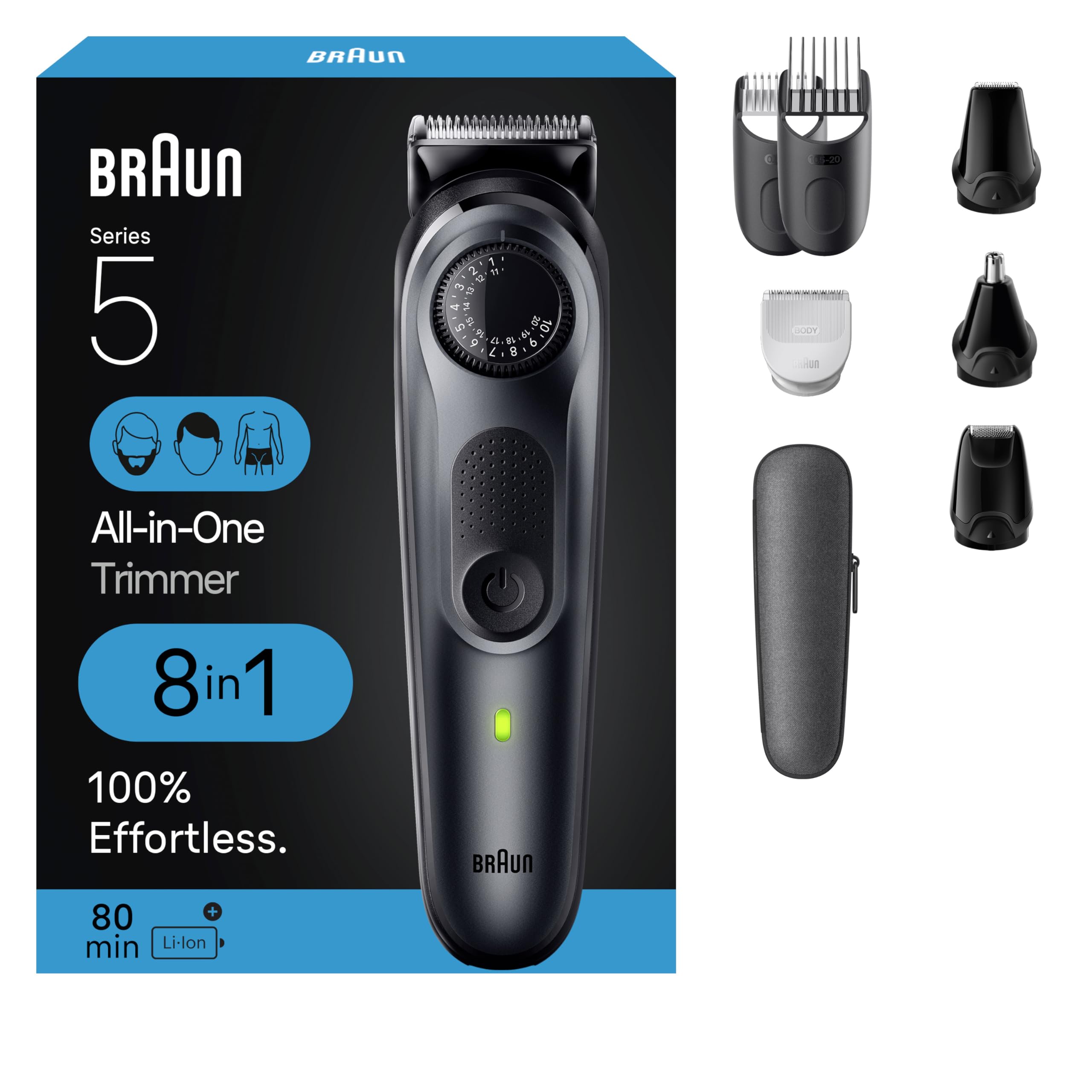 Photo 1 of Braun All-in-One Style Kit Series 5 5471, 8-in-1 Trimmer for Men with Beard Trimmer, Body Trimmer for Manscaping, Hair Clippers & More, Ultra-Sharp Blade, 40 Length Settings, Waterproof