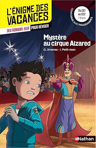 Download Mystère au cirque Alzared - L'énigme de vacances - CE1 vers CE2 - 7/8 ans PDF