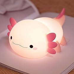 Axolotl Night Light for Kids,Cute Axolotl lamp