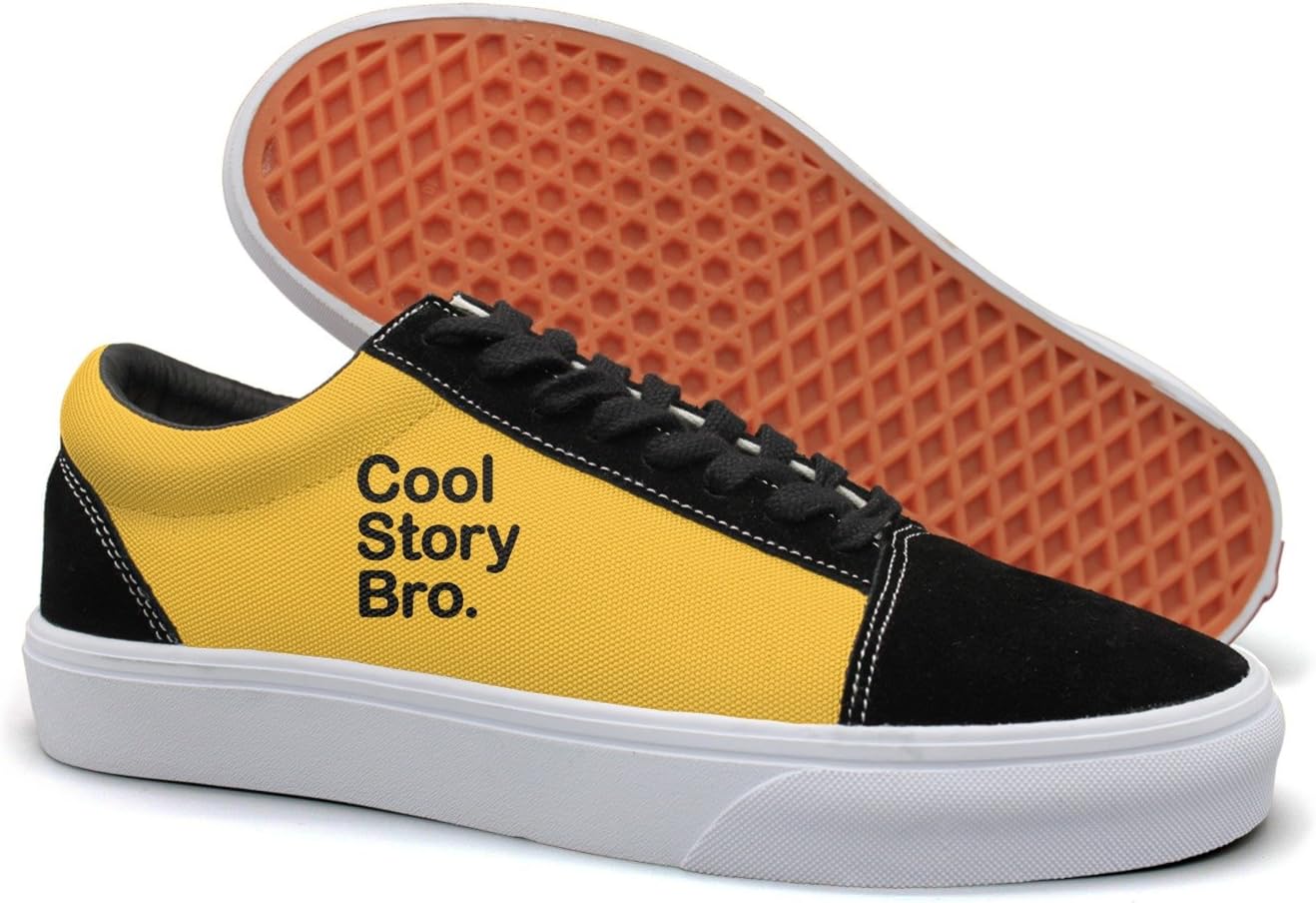 Amazon Com Vcerthdf Cool Story Bro Classic Skateboarding Shoes