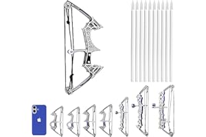 TIETHEKNOT 5.7”/5.8”/5.9”/6.0”/7.2”/9.9”/10.0” Archery Compound Bow and Arrow Set RH/LH Outdoor Sports Training Bow for Hobby Practice Entertainment Fun