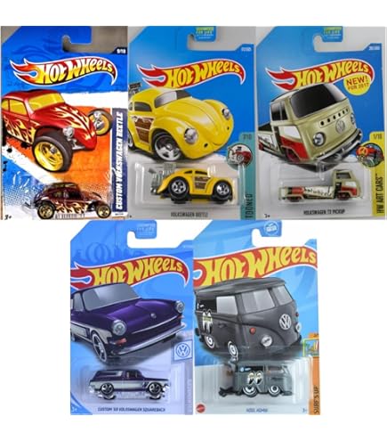 ホットウィール 5pack volkswagen　フォルクスワーゲン Amazon.com: Hot Wheels Volkswagen 5 Pack : Toys & Games