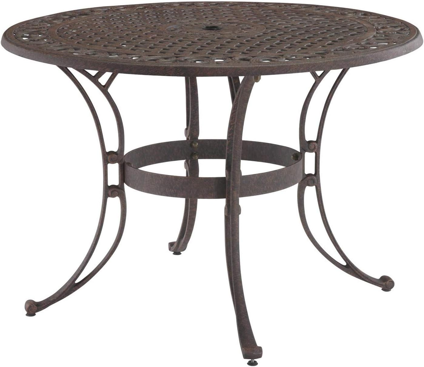 homestyles 6655-32 Outdoor Dining Table, 48Lx48Dx28.75H, Bronze : Garden & Outdoor
