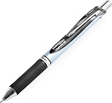 Pentel Energel BLN75 Retractable Gel Ink Pen 0.5mm Black Pack of 3 view 2
