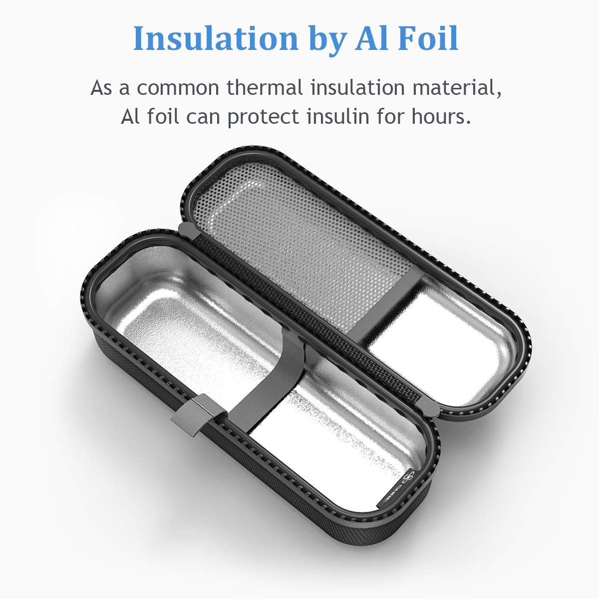 SHBC Upgraded Cold Effect PCM Insulin Pen Carrying Case Portable Medical Cooler Bag for Diabetes Convenient to Changing Needles with Each Injection