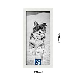 ArtToFrames 9x20 Inch White Picture Frame, This