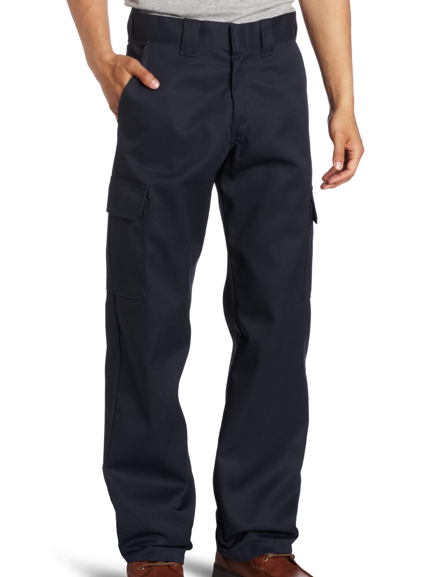 Dickies Jeans Da Falegname Uomo, Vestibilità Rilassata, Gamba Dritta, Nero Oliva, 36W X 30L