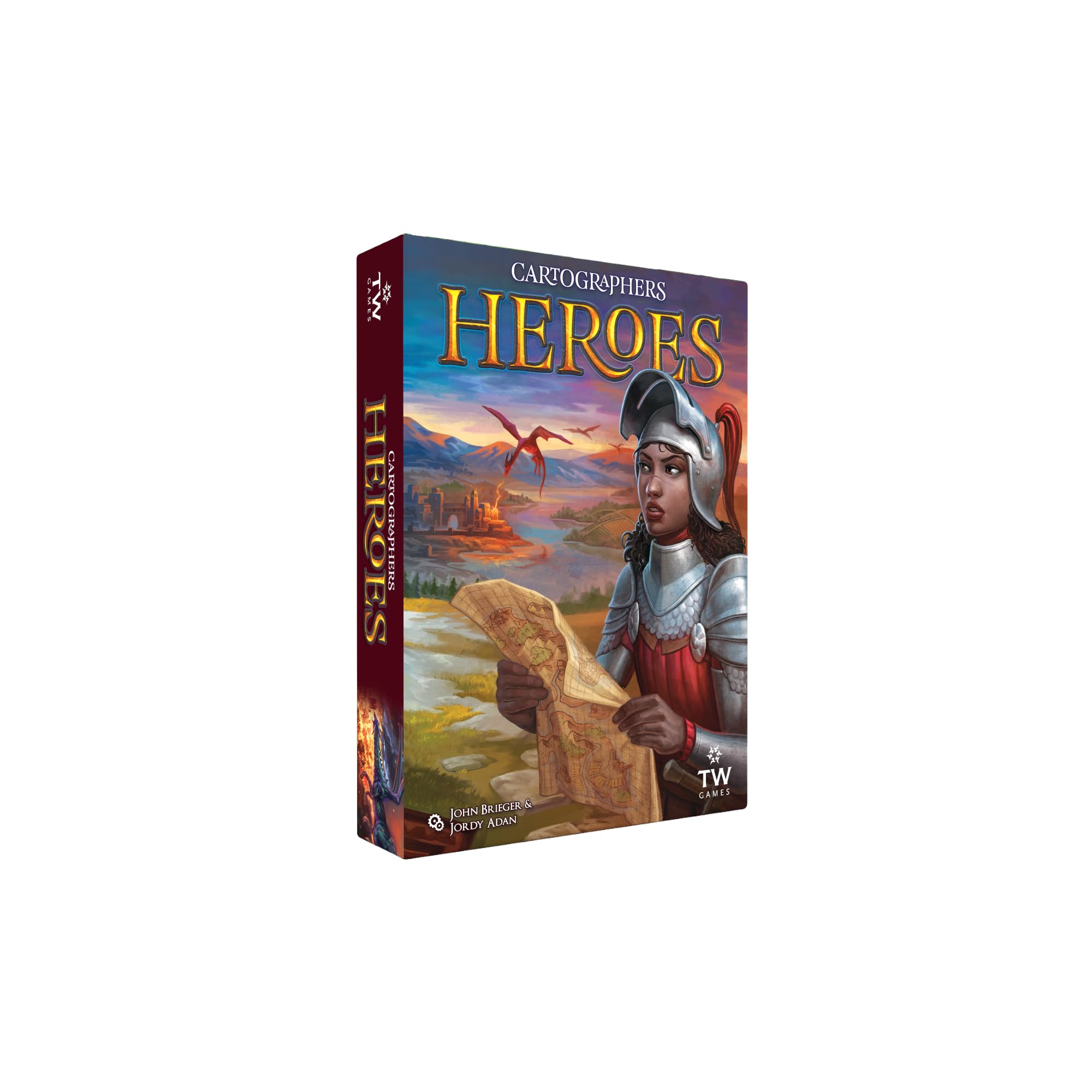 Thunderworks Games Cartographers Heroes Board Game for 12+ Players