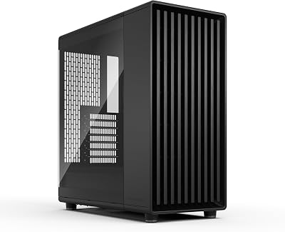 Fractal Design North Momentum Black Glass Side Panel ATX Case 3x 120mm Fans