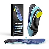 Carbon Fiber Insole for Men & Women - Performance Sport Insoles - Metatarsal Pain Relief Inserts - Turf Toe Relief for Athletes - L - Men: 9-9.5