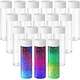 Tanlade 24 Pcs Clear Plastic Bottles Empty Sensory
