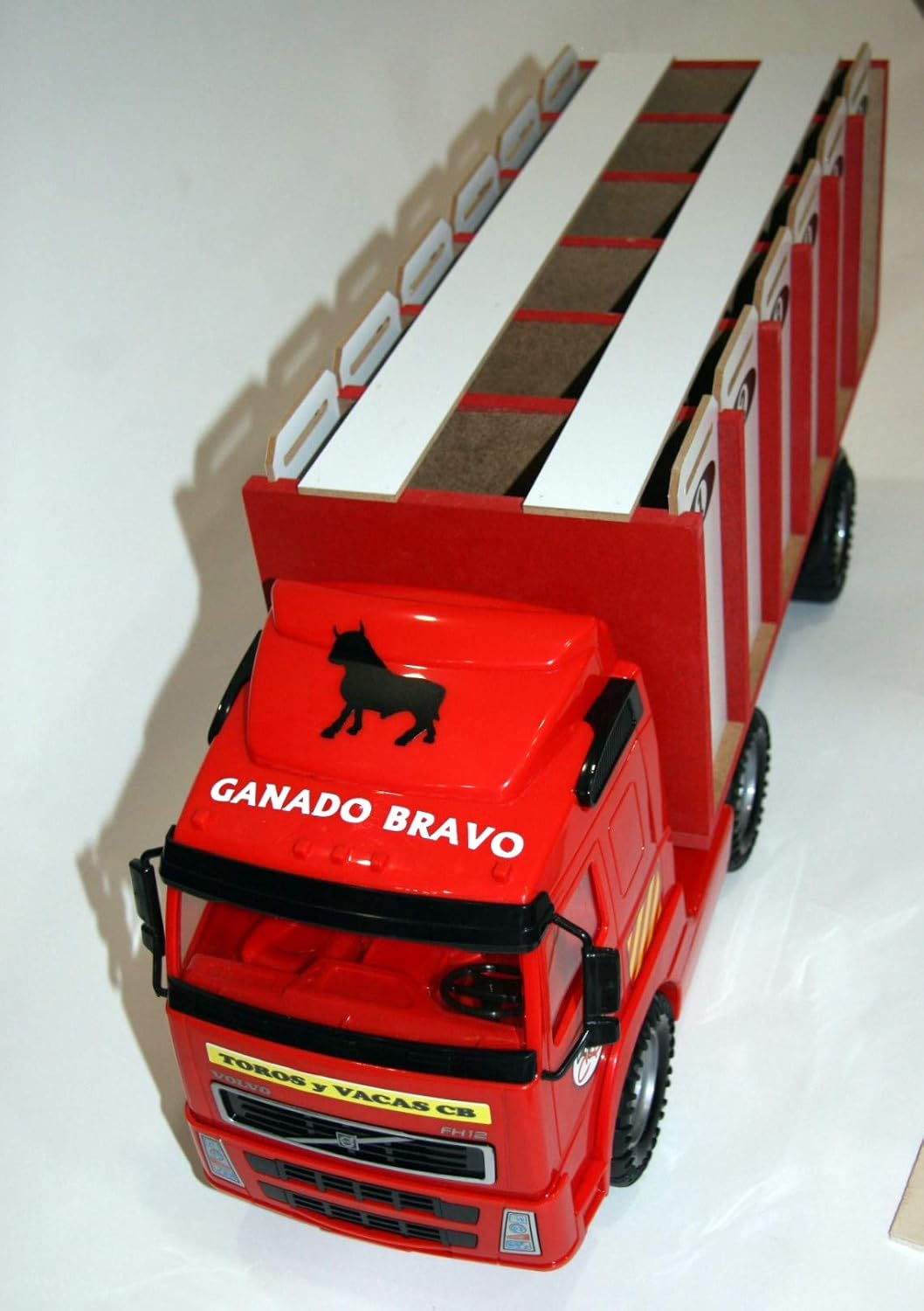 camion de ganado bravo de juguete