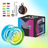 MAGICYOYO Crystal Yoyo K2 Blue Yellow Dual Purpose 2 in 1 Beginner to Expert view 8
